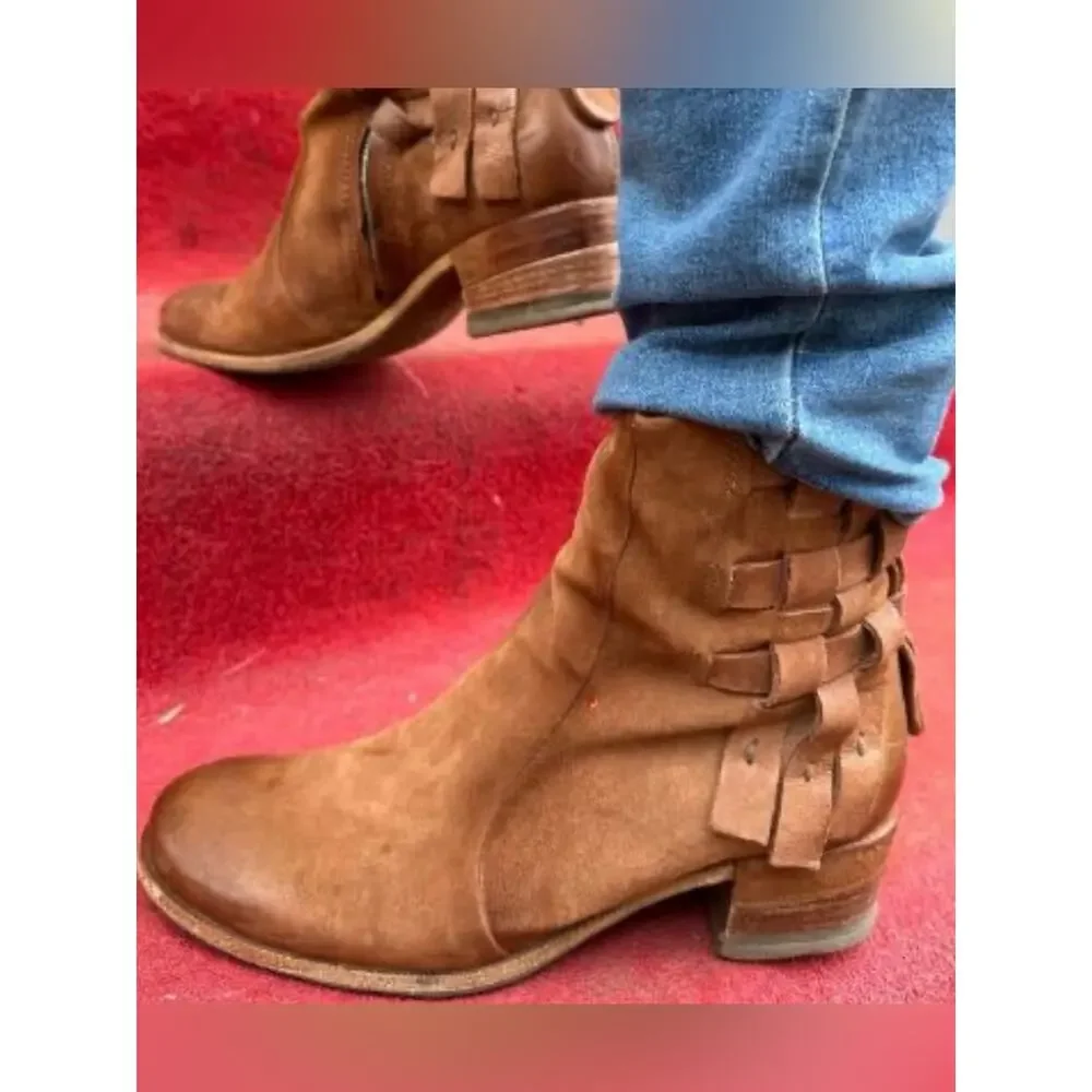 A.S. 98 Airstep Boho Biker Ankle Boots